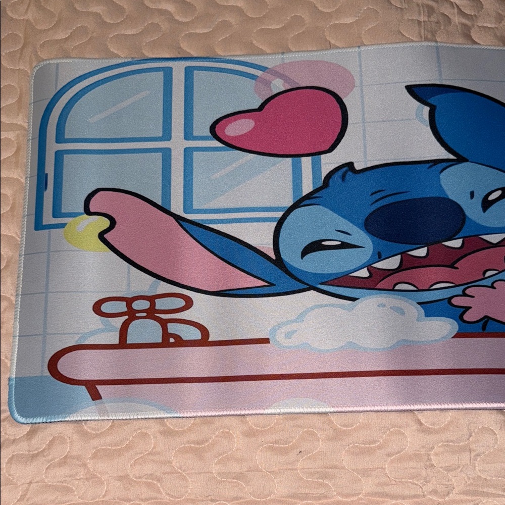 Blue Cartoon Character Mouse Pad - Picture 3 of 8